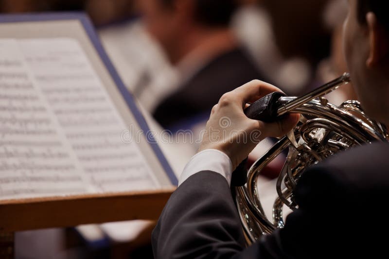 Französische Hupe stockfoto. Bild von musik, gespielt - 22957272