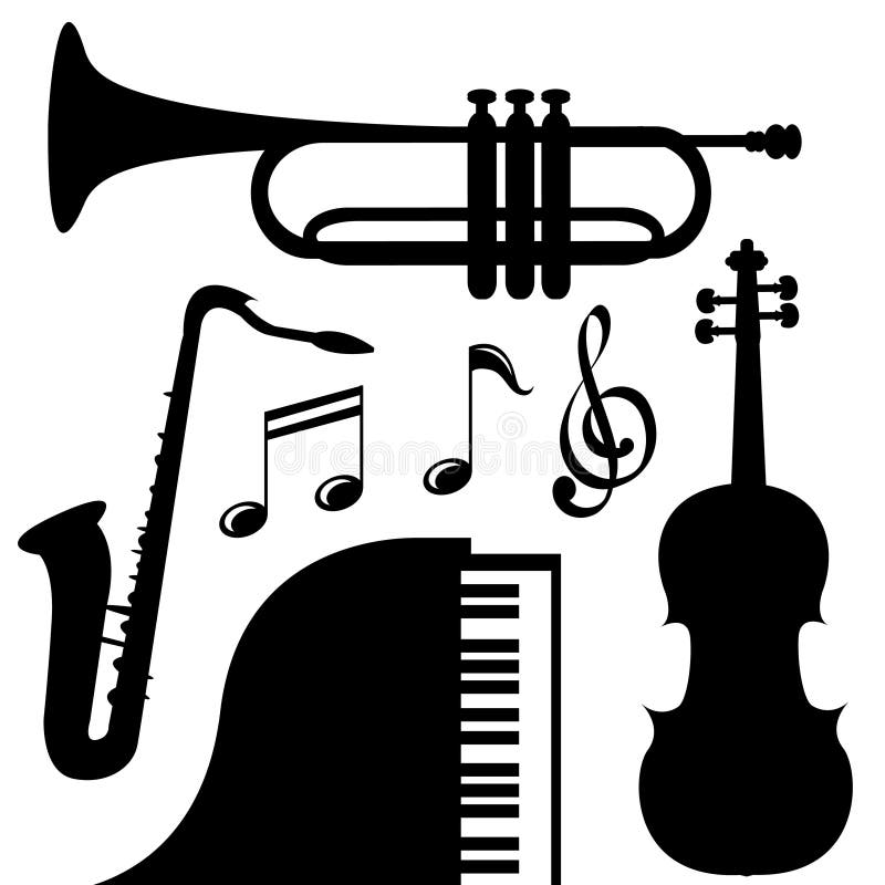 Musikinstrumente lizenzfreie abbildung Musikinstrumente lizenzfreie abbildung