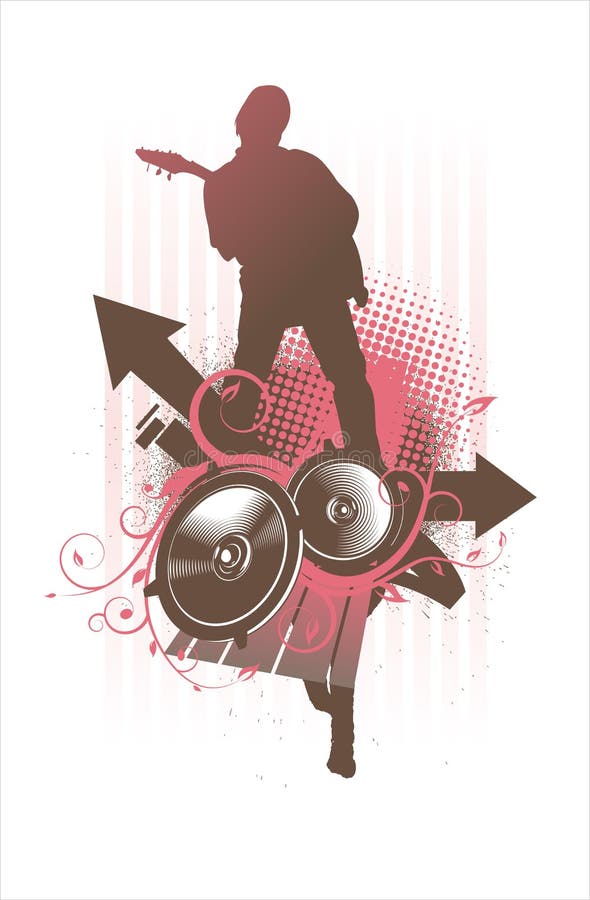 Musikplayer vektor abbildung