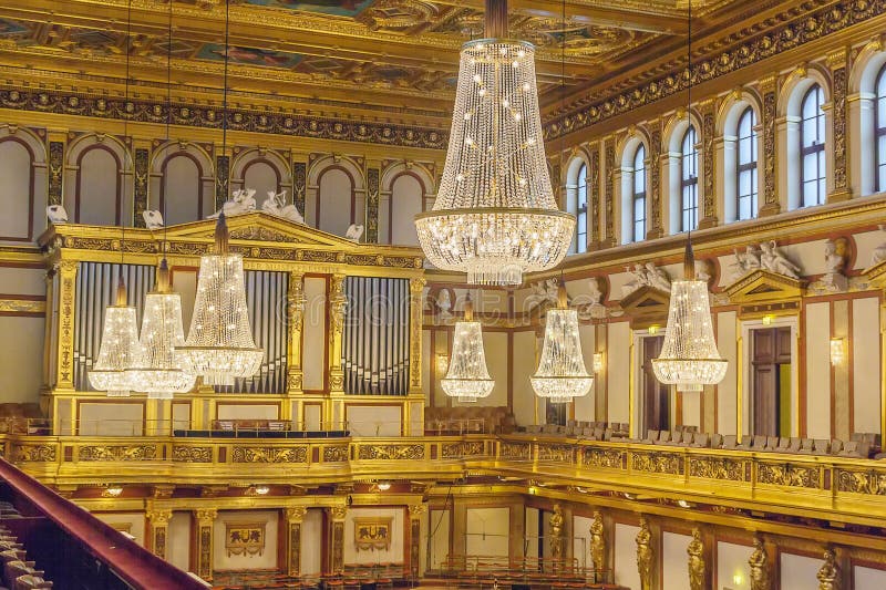 The Wiener Musikverein is a concert hall in the Innere Stadt borough of Vienna, Austria. It is the home to the Vienna Philharmonic orchestra. Great Golden Hall. The Wiener Musikverein is a concert hall in the Innere Stadt borough of Vienna, Austria. It is the home to the Vienna Philharmonic orchestra. Great Golden Hall