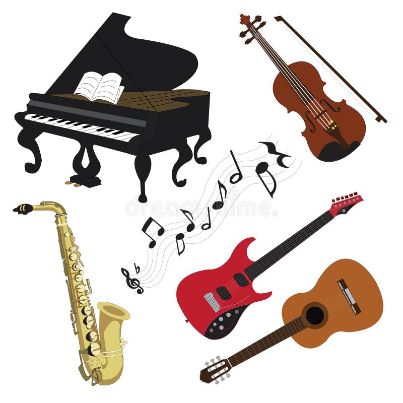 musique dans le clor illustration libre de droits musique dans le clor illustration libre de droits