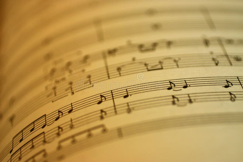 Musique de feuille photo libre de droits Musique de feuille photo libre de droits