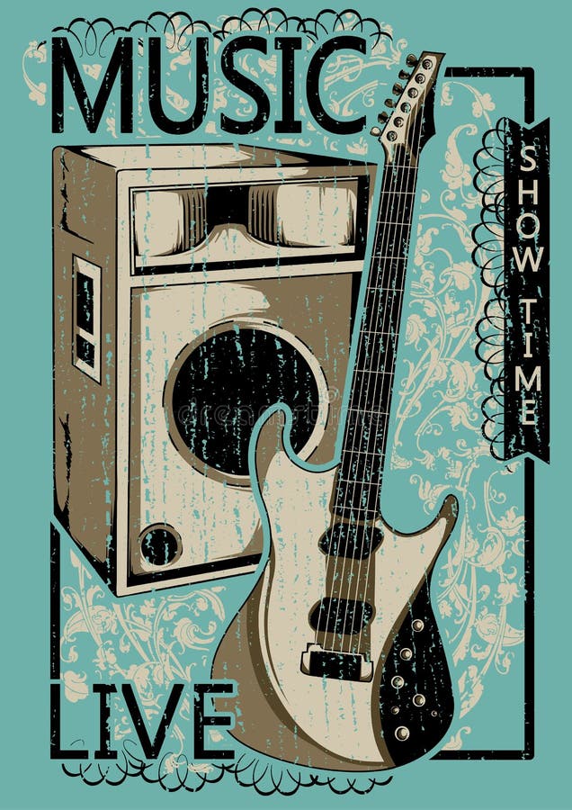 Musique en direct illustration libre de droits Musique en direct illustration libre de droits