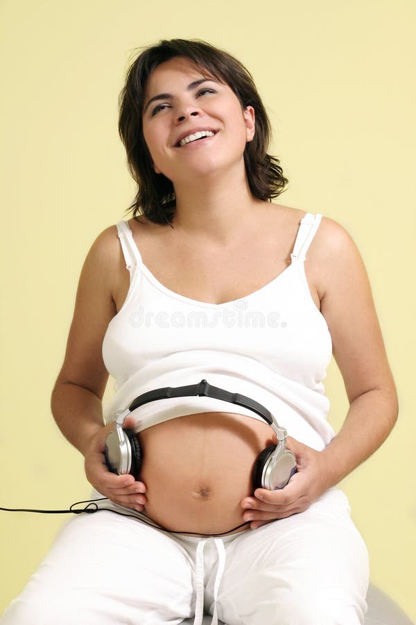 Download Musique prénatale photo stock. Image du linea, maternité - 82982