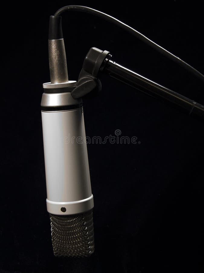 Musique : Studio MIC sur le stand images stock Musique : Studio MIC sur le stand images stock