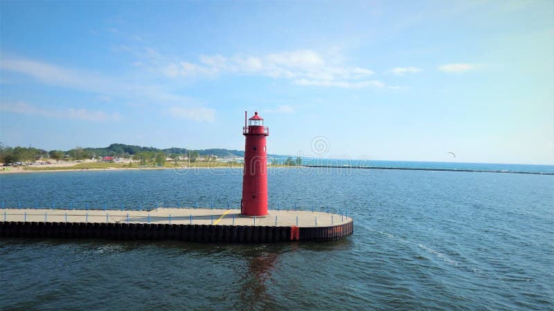 Muskegon Michigan Pier Head Light