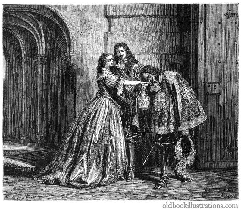 Musketeer Kissing A Ladyâ€™s Hand Picture. Image: 92146154