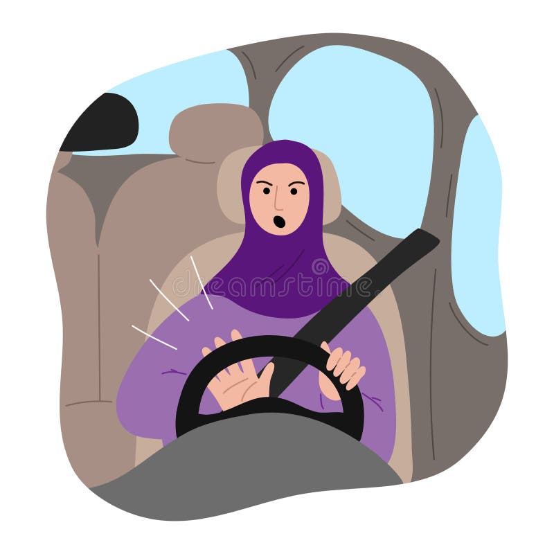 Arab Driving Woman Stock Illustrations 80 Arab Driving Woman Stock Illustrations Vectors