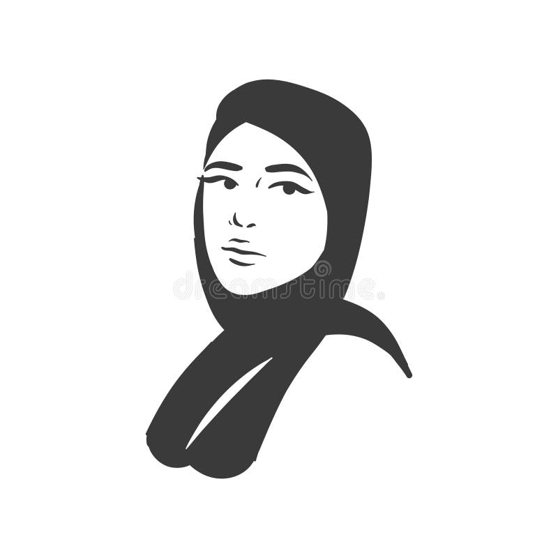 Islam Girl Arabic Burka Stock Illustrations – 248 Islam Girl Arabic ...