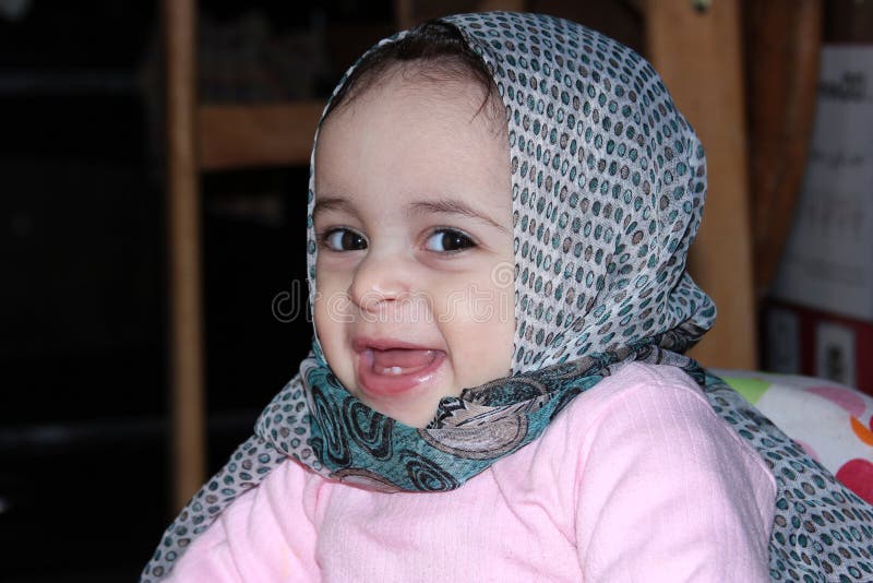 Muslim Baby Girl Stock Photo - Image: 63054178