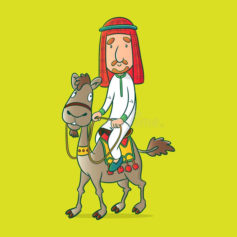 Muslim cartoon illustration vector illustration