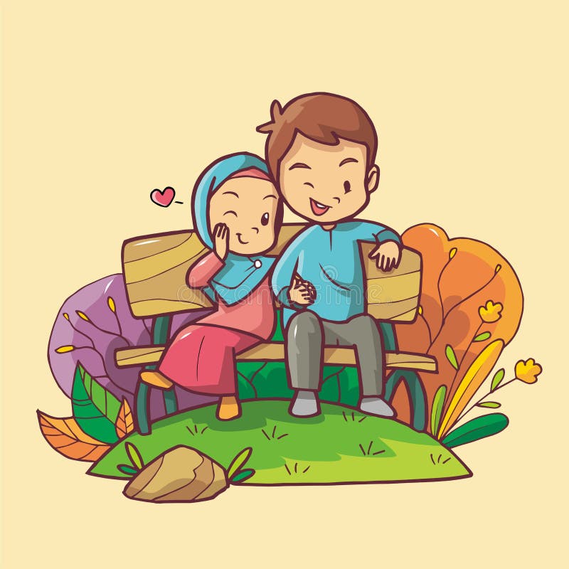 Muslim Couple Outdoor Stock Illustrations – 188 Muslim Couple Outdoor Stock  Illustrations, Vectors & Clipart - Dreamstime