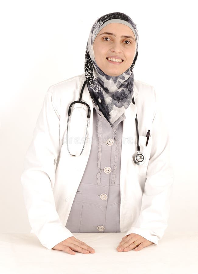 Muslim female doctor