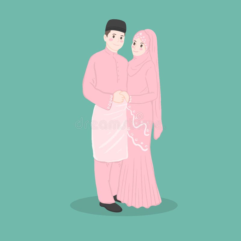 Muslim Wedding Couple Stock Illustrations – 459 Muslim Wedding Couple Stock  Illustrations, Vectors & Clipart - Dreamstime
