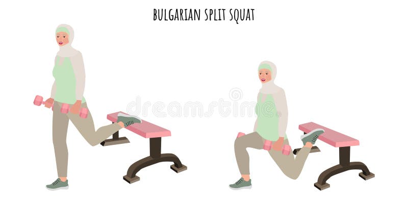 Bulgarian Split Squat Stock Illustrations – 59 Bulgarian Split Squat Stock  Illustrations, Vectors & Clipart - Dreamstime