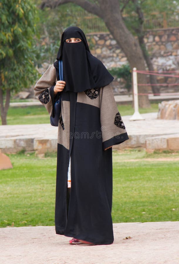 A Muslim Woman in New Delhi, India stock photo A Muslim Woman in New Delhi, India stock photo
