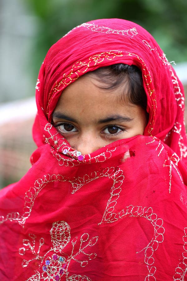 Portrait shot of shy muslim girl. Portrait shot of shy muslim girl.