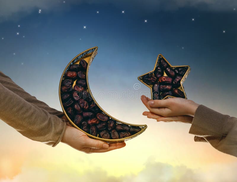 Muslimsk helig månad Ramadan Kareem arkivbild