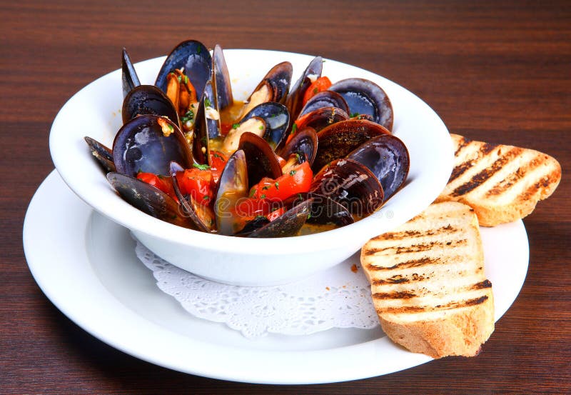 Mussels saute