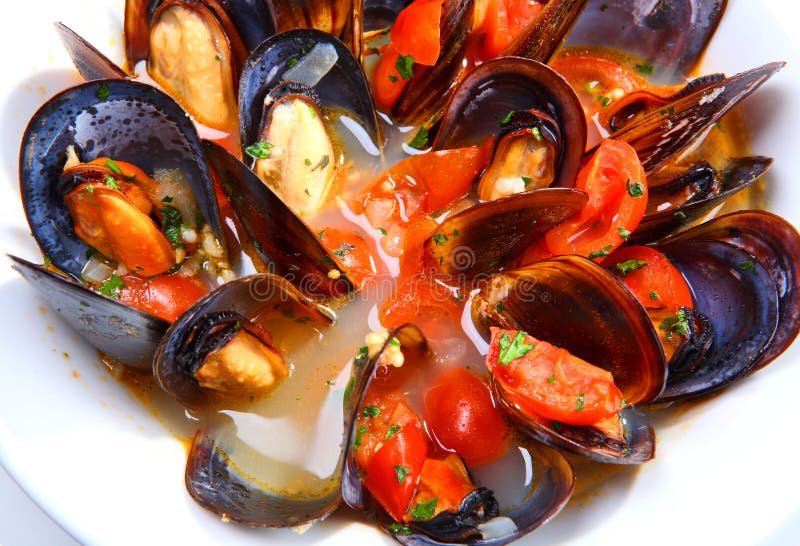 Mussels saute (ragout)