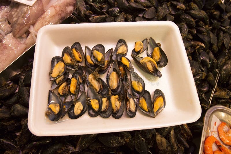 Mussels Seafood Fruits De Mer Stock Photo Image of fruits, tigres