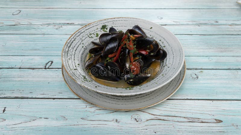 Musselskal arkivbild