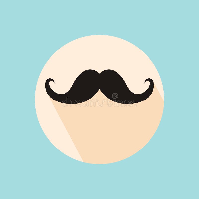 Mustache Icon, Mustache Icon Flat, Mustache Icon Symbol, Mustache Icon ...