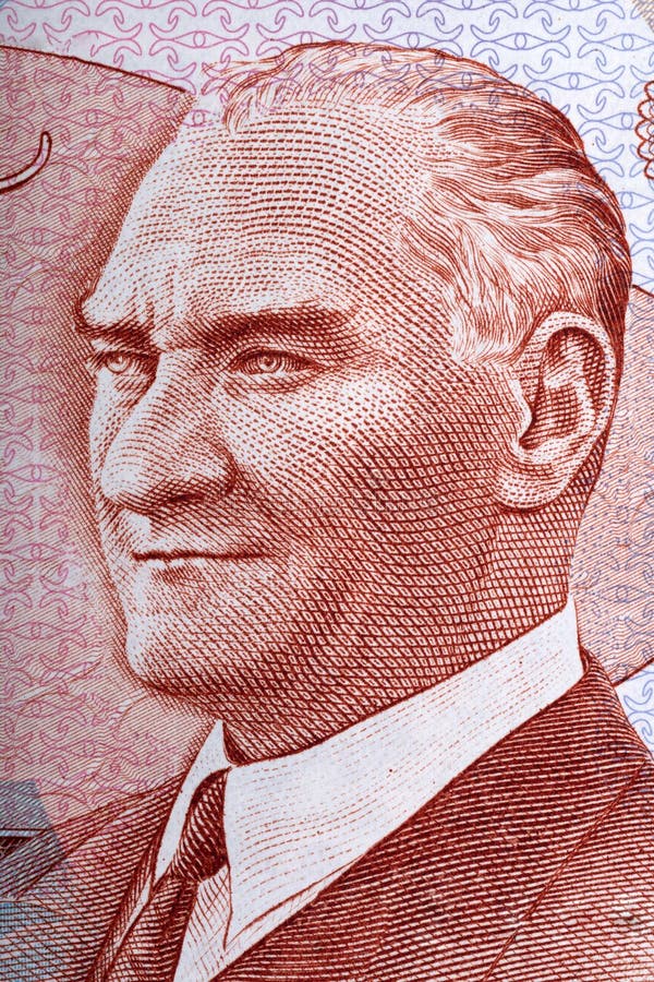 Mustafa Kemal Ataturk-portret van Turks geld