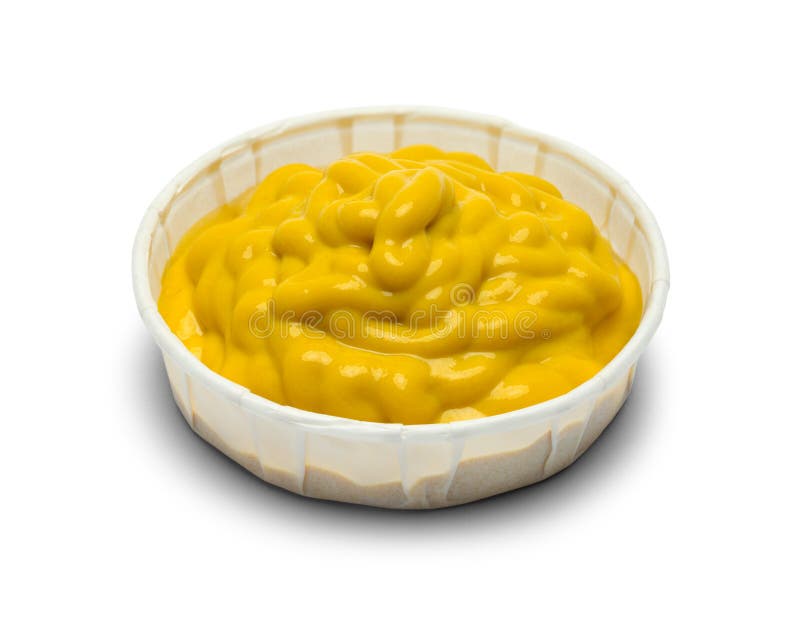 Mustard Cup stock image. Image of sauce, dish, bowl 136328369