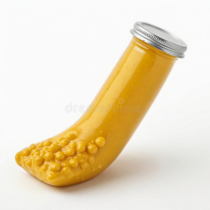 Mustard, isolated on white background royalty free illustration