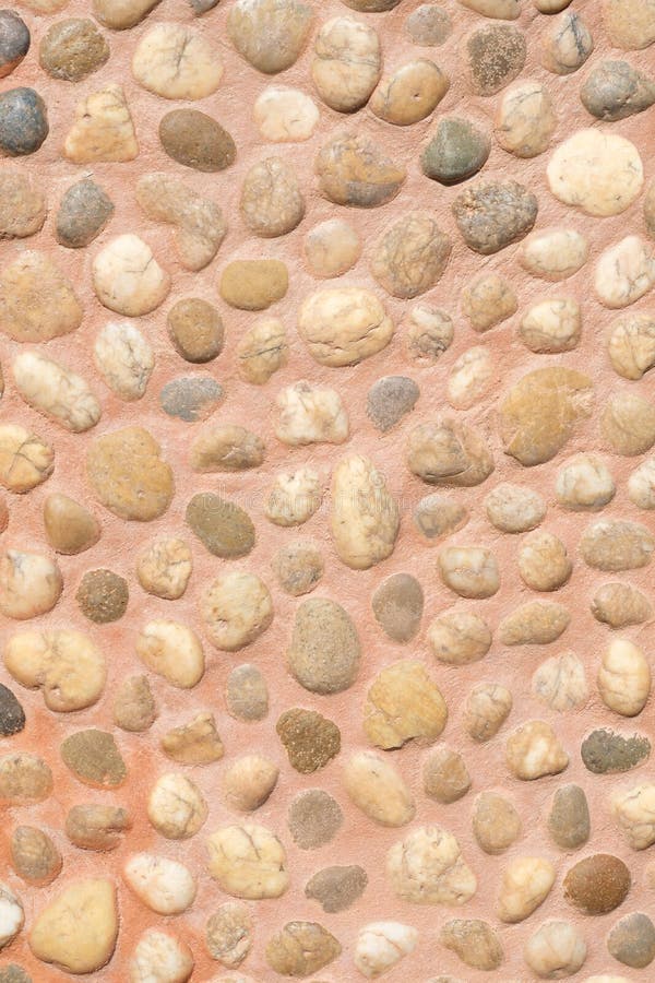 Steinwand Und Dekorativer Garten Stockbild - Bild von granit, betrieb