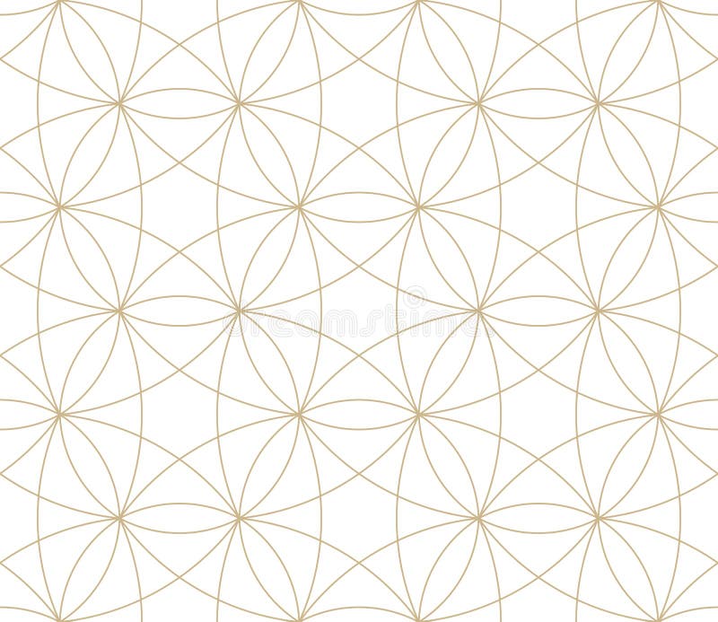 Muster-Goldlinie Beschaffenheit des modernen einfachen geometrischen Vektors nahtlose auf weißem Hintergrund Helle abstrakte Tape stock abbildung