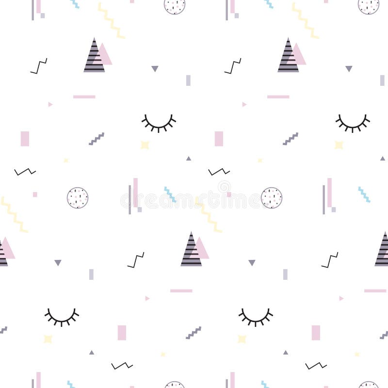 Muster 80 Memphis nahtlose ` s-90 ` s Arten trendy Bunter geometrischer Hintergrund, verschiedene Formen Auch im corel abgehobene lizenzfreie abbildung Muster 80 Memphis nahtlose ` s-90 ` s Arten trendy Bunter geometrischer Hintergrund, verschiedene Formen Auch im corel abgehobene lizenzfreie abbildung
