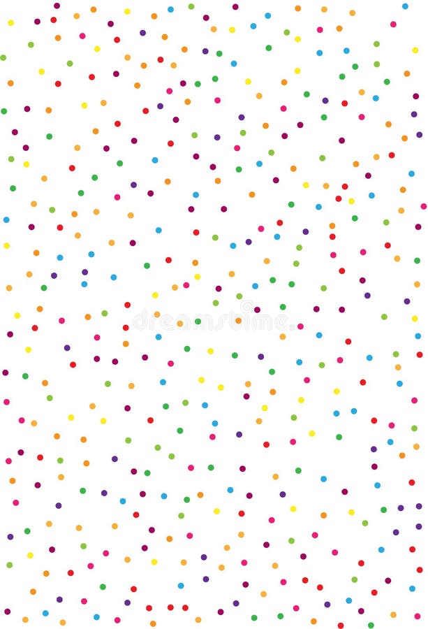 Muster mit Konfettis Bunt auf einer weißen Hintergrundfarbe lizenzfreie abbildung Muster mit Konfettis Bunt auf einer weißen Hintergrundfarbe lizenzfreie abbildung