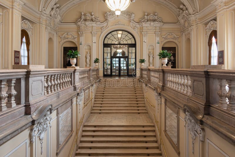 Musée agricole hongrois intérieur à l'intérieur du château de Budapest vajdahunyad photos libres de droits