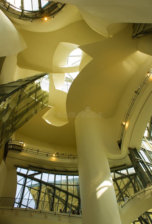 Musée de Guggenheim, Bilbao, pays de Basc, Espagne, vue intérieure