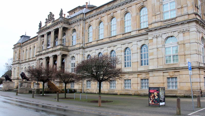 Musée ducal bâtiment de la fin du 19ème siècle abritant la collection d'art gotha allemagne 2 février 2023