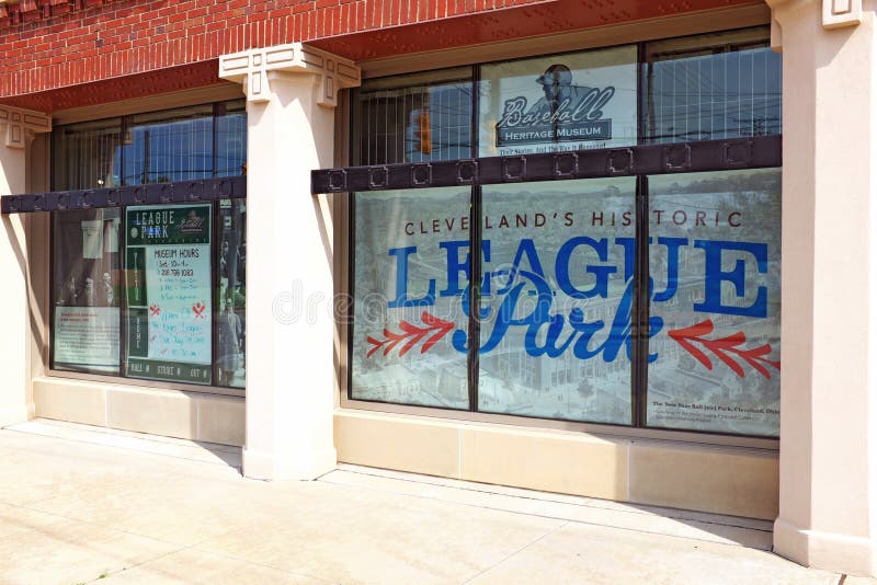 Musée historique de parc de ligue de Cleveland dans le voisinage de Hough de Cleveland, Ohio, Etats-Unis images libres de droits Musée historique de parc de ligue de Cleveland dans le voisinage de Hough de Cleveland, Ohio, Etats-Unis images libres de droits
