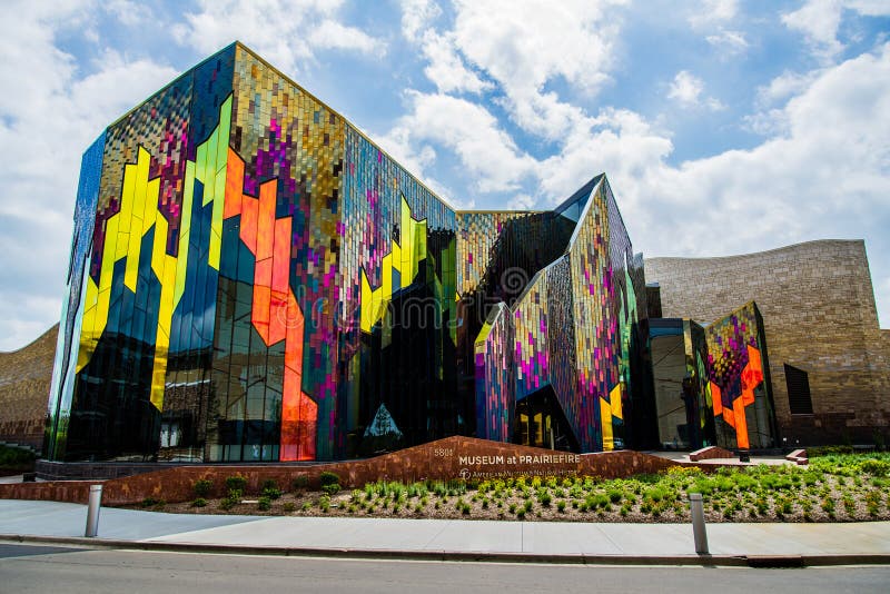 Musée Moderne D'architecture à Kansas City Photo stock éditorial