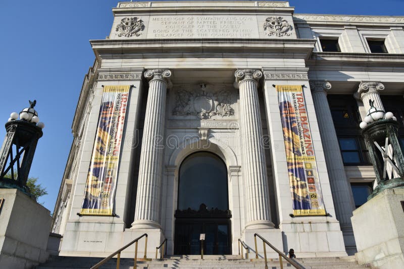 Musée postal national de Smithsonien dans le Washington DC photo stock Musée postal national de Smithsonien dans le Washington DC photo stock