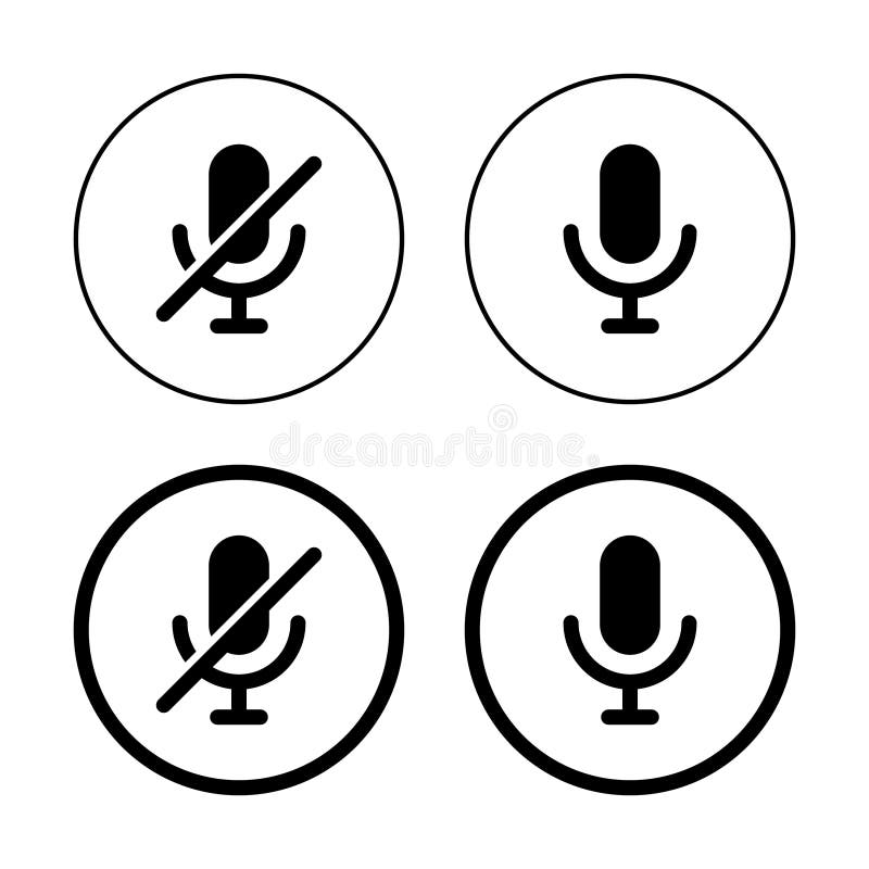 Mic Mute Stock Illustrations 1,689 Mic Mute Stock Illustrations