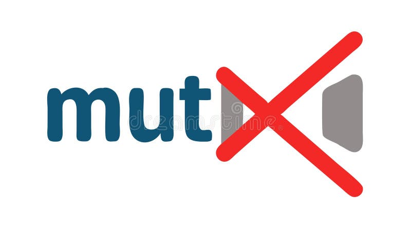 Mute Sound Text Speaker Icon Vector Illustration, vector design Generative AI vector illustration