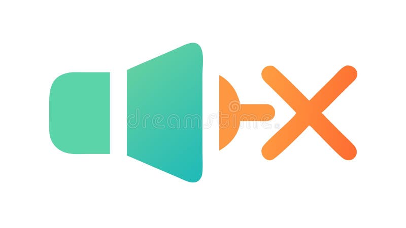 Mute Speaker Icon. Audio Control Symbol. vector design Generative AI vector illustration