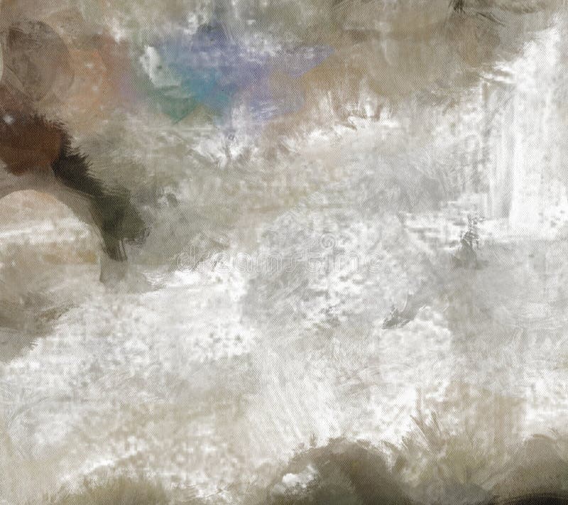 Muted Abstract Painting stock illustration. Illustration of canvas