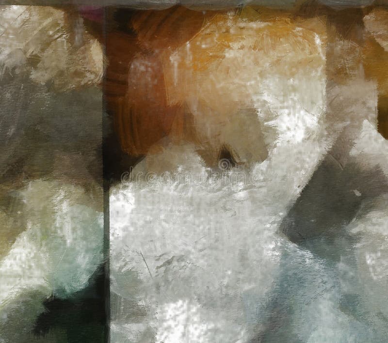Muted Abstract Painting stock illustration. Illustration of decorative