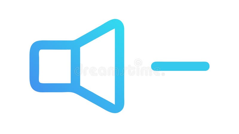 Muted Volume Speaker Icon Vector Audio Control, vector design Generative AI royalty free illustration