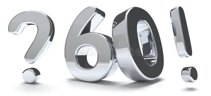 60 mutiges Symbol lokalisiertes Fragezeichenausrufezeichen 3d übertragen vektor abbildung 60 mutiges Symbol lokalisiertes Fragezeichenausrufezeichen 3d übertragen vektor abbildung