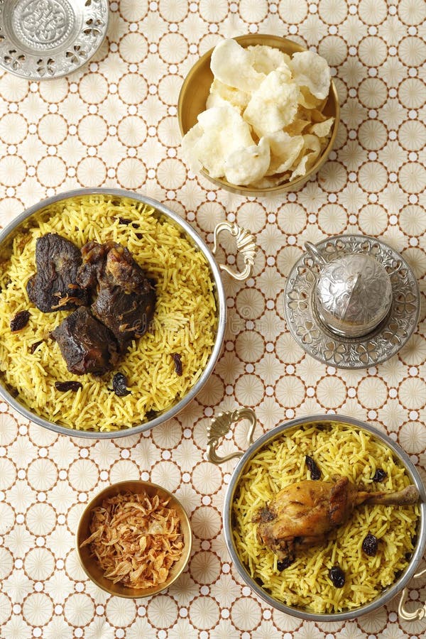 Mutton biryani Chicken biryani Spicy Indian Malabar biryani Hyderabadi Biryani, Dum Biriyani Pulao Kerala India Sri Lanka Pakistan Basmati Rice. Ramadan Kareem, Eid. Chicken dum biryani stock images, royalty-free photos and pictures