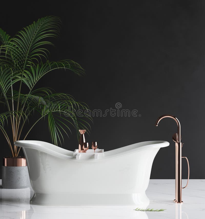 Muurprototype in luxe minimalistische badkamers stock afbeeldingen Muurprototype in luxe minimalistische badkamers stock afbeeldingen