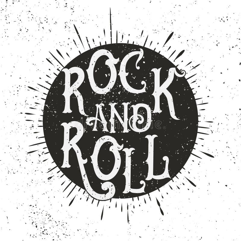 Muzyka rockowa druk ilustracji Muzyka rockowa druk ilustracji